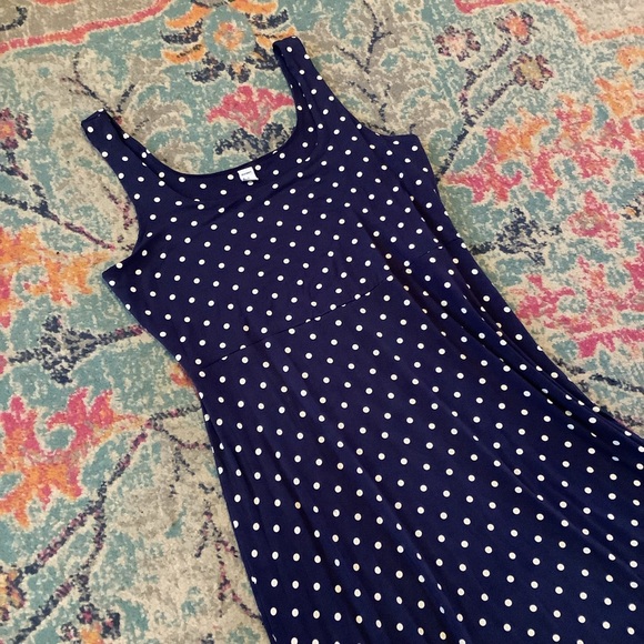 OLD NAVY Scoopy Neck Fit And Flare Maxi Dress XL - Picture 3 of 5
